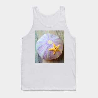 Purple Sea Urchin And Starfish Tank Top